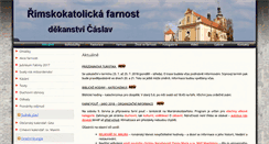 Desktop Screenshot of farnost-caslav.cz