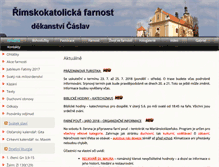 Tablet Screenshot of farnost-caslav.cz